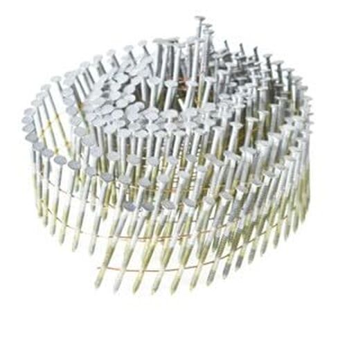 #US 3600Pcs Siding Nails 2In 0.092In 15 Degree Collated Wire Coil Full Round Head in Saudi Arabia