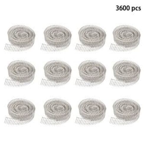 #US 3600 Pcs 15 Degree Wire Coil 2 .09 Ring Shank Stainless Steel Siding Nails in Saudi Arabia