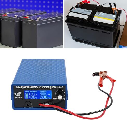 1050NP Ultrasonic Inverter 2000W Fish Shocker, 12V Electric Fishing Machine Fish Stunner with Digital Display, Pure Copper Transformer for Pond River Lake Fishing in Saudi Arabia