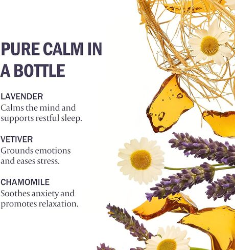 رذاذ رذاذ الوسادة من كير - اللافندر ونجيل الهند والبابونج | رذاذ وسادة للعلاج العطري الطبيعي، زجاجة زجاجية قابلة لإعادة التعبئة بسعة 3.4 أونصة سائلة، زيوت عطرية نقية 100%، نباتية لم يتم الإساءة إلى الحيوانات لتصنيعها، رائحة مريحة ومهدئة in Kuwait