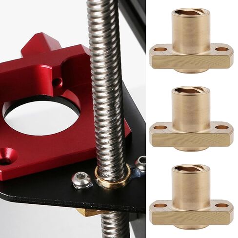 6Pcs T8 Lead Screw Trapezoidal Nut 2mm Pitch 8mm Lead Compatible with Ender 3 CR-10 CR-10s 3D Printer in Saudi Arabia