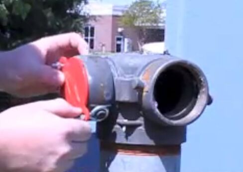 Dixon 2 1/2" Aluminum FDC Breakable Cap Inlet Connections ABC250 (Pack of 2) in Kuwait