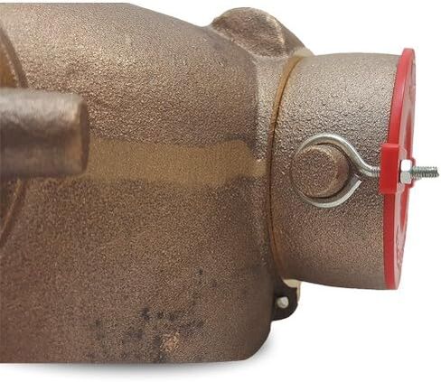 Dixon 2 1/2" Aluminum FDC Breakable Cap Inlet Connections ABC250 (Pack of 2) in Kuwait