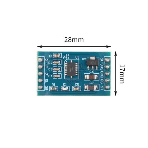 MMA7361 وحدة استشعار الميل مقياس التسارع التناظري - دقة ± 1.5 درجة، -40 درجة مئوية ~ 85 درجة مئوية in Kuwait