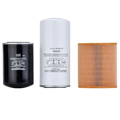 13020360+13020201+13020102 Oil Separator Filter Kit Compatible with 11/15kW Air Compressor in Saudi Arabia