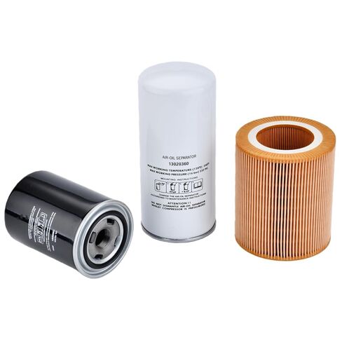 13020360+13020201+13020102 Oil Separator Filter Kit Compatible with 11/15kW Air Compressor in Saudi Arabia