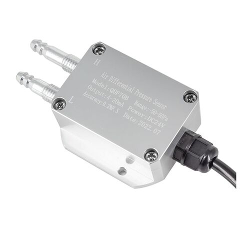 Differential Pressure Transmitter 0-5V DC 24V Wind Pressure Transmitter Air Pressure Transmitter(0-200pa) in Kuwait