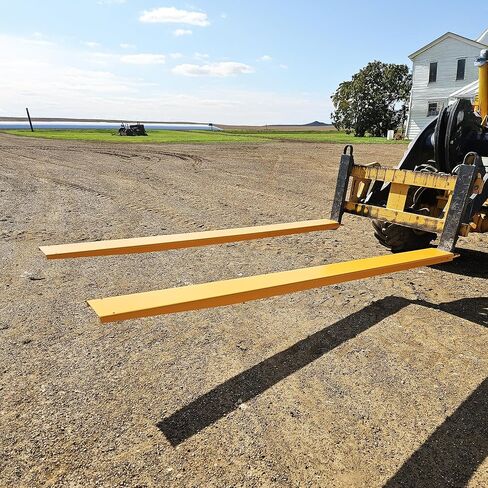 YINTATECH 92 بوصة ملحقات الرافعة الشوكية بعرض 4.5 بوصة، وصلة شوكة البليت شديدة التحمل تناسب شوكات عريضة 4 بوصات، زوج واحد من ملحقات الرافعة الشوكية لشاحنة الرافعة الشوكية in Kuwait