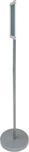 FixtureDisplays® Floor Standing Signage Frame 8.5x11" Graphics with Mounting Holes for Sanitizer Holder or Literature Holder 10049-NEW-NPF in Saudi Arabia