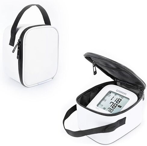 Home Blood Pressure Monitor Portable Storage Organizer Bag with Handle Compatible with Smart Upper Arm Blood Pressure Monitor,Digital Wrist Blood Pressure Monitor Travel Carrying Storage Bag(Bag Only) in Kuwait