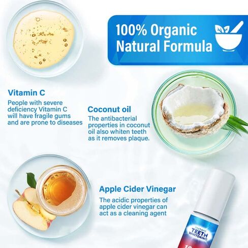 Tooth Paint - Instant Teeth Whitening Paint - Brush-On Enamel Safe Formula for a Confident Smile, Quick, Gentle & Long-Lasting Results in Kuwait