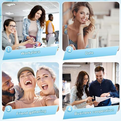 قشور الأسنان للنساء والرجال، مجموعة بديلة للأسنان المؤقتة، طبيعية ومريحة in Kuwait