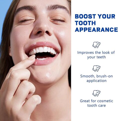 SmileFitPro Tooth Polish, Tooth Whitening Paint - Instant White Teeth, Gentle & Safe Formula, Simple & Portable White Paint for Teeth - Regain Confident Smile(2pcs in Kuwait