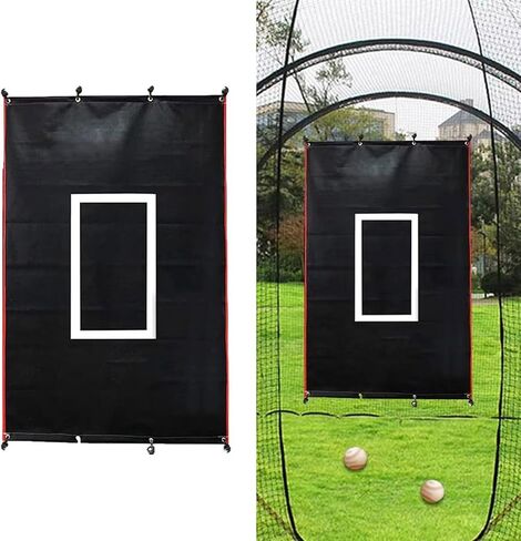Baseball Batting Cage Backstop Replacement Batting Cage Backstop Softball Pitching Targets for Outdoor Pitching Training Baseball Pitching Backstop Indoor Outdoor Training Accessory in Saudi Arabia