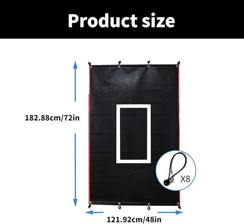 Baseball Batting Cage Backstop Replacement Batting Cage Backstop Softball Pitching Targets for Outdoor Pitching Training Baseball Pitching Backstop Indoor Outdoor Training Accessory in Saudi Arabia