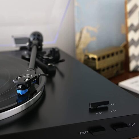 Audio-Technica AT-LP3XBT-WH Fully Automatic Wireless Belt-Drive Turntable - White Bundle with Record Care Solution, Deco Gear Cleaning Kit, Stroboscope and Record Stabilizer in Saudi Arabia