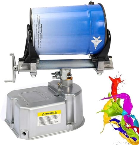 Paint Inks Mixing Shaker, 1-5L Pneumatic Paint Shaker Mixer, Air Pressure 0.2-0.6Mpa, 15min/Bucket, 30° Oscillation, Oscillation Frequency 0-500 Times/Min, for Paint, Watercolor. ﻿ in Saudi Arabia