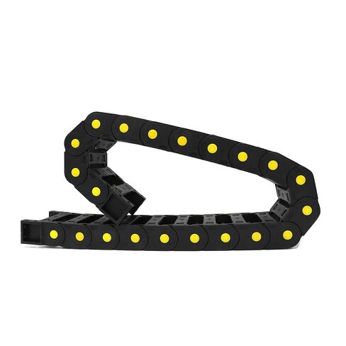 R55 Drag Chain 0.98x3.03 in / 25x77 mm Nylon Plastic 1M/39.37 inch Length Wire Carrier Cable Drag Chain in Kuwait