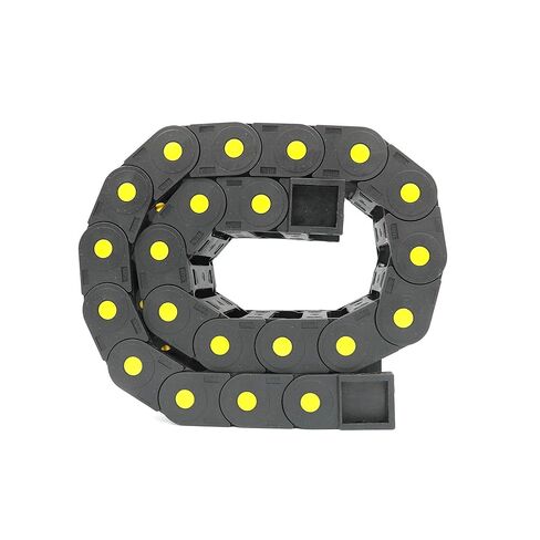 R55 Drag Chain 0.98x3.03 in / 25x77 mm Nylon Plastic 1M/39.37 inch Length Wire Carrier Cable Drag Chain in Kuwait