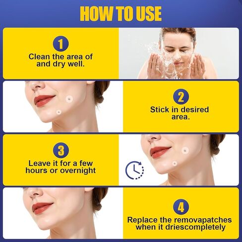 Wart Treatment Patches with 1% Salicylic Acid, Thin Waterproof Hydrocolloid Stickers for Hands & Feet, Discreet Protective Covers, 144 Count in Kuwait