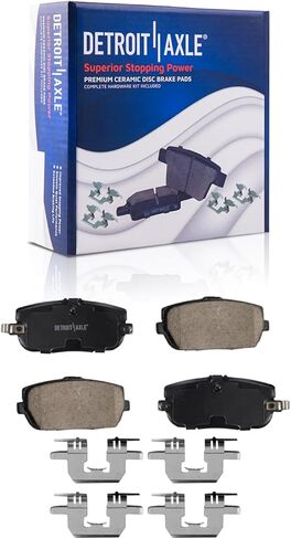Detroit Axle - Front Brake Kit for 2003-2008 Dodge Ram 2500 3500 Disc Brake Calipers Ceramic Brake Pads 2004 2005 2006 2007 Replacement in Kuwait