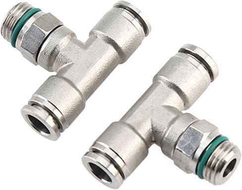 304 stainless steel G thread PB-G pneumatic connector trachea hose quick connector external thread PT1/8 1/4 3/8 1/2 Standard Pipe Thread metal(PB8-G02) in Saudi Arabia