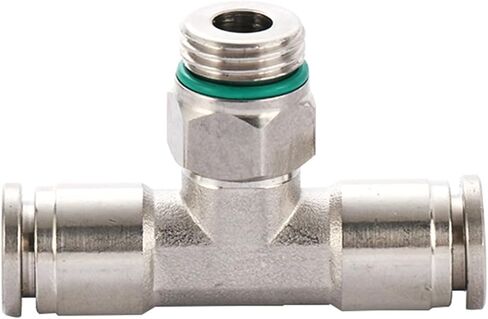 304 stainless steel G thread PB-G pneumatic connector trachea hose quick connector external thread PT1/8 1/4 3/8 1/2 Standard Pipe Thread metal(PB8-G02) in Saudi Arabia