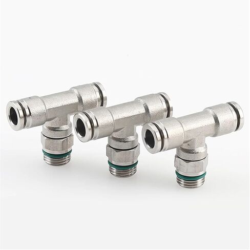 304 stainless steel G thread PB-G pneumatic connector trachea hose quick connector external thread PT1/8 1/4 3/8 1/2 Standard Pipe Thread metal(PB8-G02) in Saudi Arabia