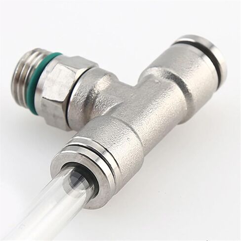 304 stainless steel G thread PB-G pneumatic connector trachea hose quick connector external thread PT1/8 1/4 3/8 1/2 Standard Pipe Thread metal(PB8-G02) in Saudi Arabia