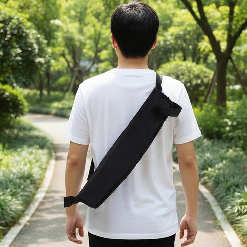 Drum Stick Bag, Portable Drumstick Bag for Drumsticks and Mallets Storage, Small Hanging Percussion Drum Stick Holder Case with Handle (Black) in Saudi Arabia