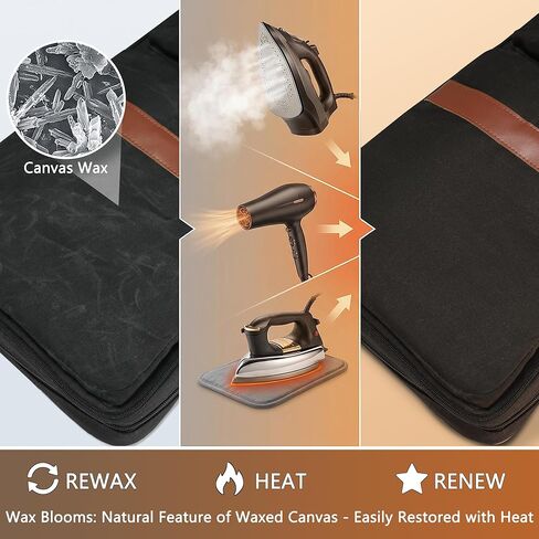 حقيبة عصا الطبل، حقيبة عصا الطبل المصنوعة من القماش المشمع شديدة التحمل - حامل عصا الطبل ذو سعة كبيرة مع حزام معزز للطبول وإكسسوارات الإيقاع والحفلة in Kuwait