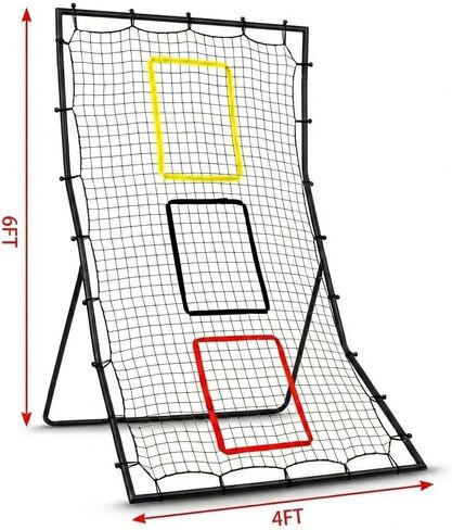 شبكة البيسبول الخلفية للبيسبول - 6 × 4 أقدام من أجل الرمي والميدان، 3 مناطق أهداف in Kuwait