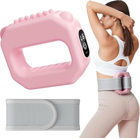 MERACH Vibration Plate for Lymphatic Drainage, 6-Level Portable Cordless Vibration, Multifunctional Full-Body Fascia Ring, Deep Tissue Percussive Massager for Weight Loss, Gift for Women in Saudi Arabia