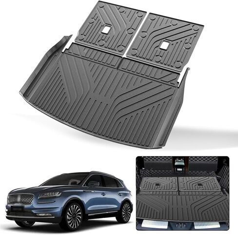 مناسب حسب الطلب لبساط البضائع 2023 2024 Toyota Crown - أسود TPE لجميع الأحوال الجوية شديد التحمل مقاوم للماء وبطانة خلفية للشحن وبطانة صندوق السيارة الخلفي in Kuwait