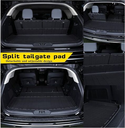 مناسب حسب الطلب لبساط البضائع 2023 2024 Toyota Crown - أسود TPE لجميع الأحوال الجوية شديد التحمل مقاوم للماء وبطانة خلفية للشحن وبطانة صندوق السيارة الخلفي in Kuwait