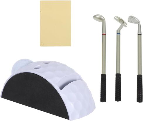 NOLITOY Golf Pen Holder Desk Organizer with Rotatable 360° Pencil Cup White Golf Table Decor for Office and Home Use in Saudi Arabia