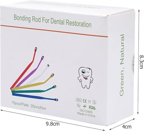 Dental Bonding Stick, Dental Veneer Matrix Adhesive Device, Bendable Bonding Stick Rod for Crown Tooth Restoration, Disposable Dental Tools (Blue) in Saudi Arabia
