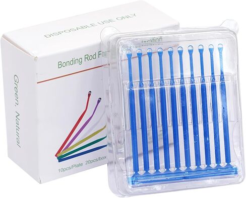 Dental Bonding Stick, Dental Veneer Matrix Adhesive Device, Bendable Bonding Stick Rod for Crown Tooth Restoration, Disposable Dental Tools (Blue) in Saudi Arabia