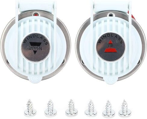 MAVIS LAVEN Foot Switch, Marine Boat Anchor Control White HandsFree, Up and Down Operation, Easy Installation for 12V 24V Windlasses in Saudi Arabia