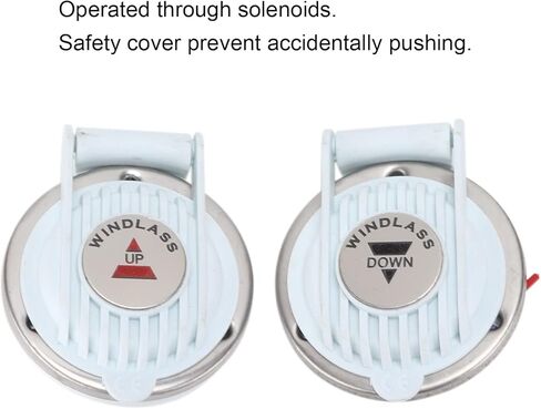 MAVIS LAVEN Foot Switch, Marine Boat Anchor Control White HandsFree, Up and Down Operation, Easy Installation for 12V 24V Windlasses in Saudi Arabia