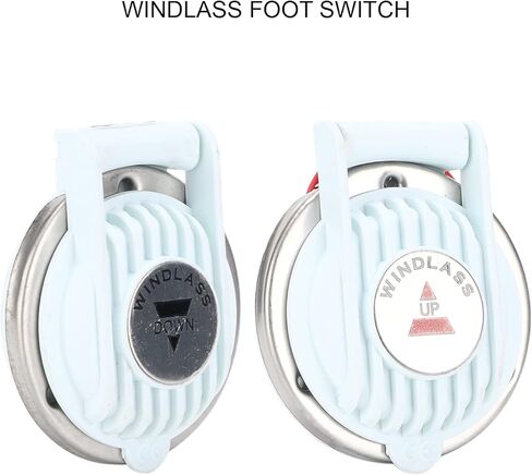 MAVIS LAVEN Foot Switch, Marine Boat Anchor Control White HandsFree, Up and Down Operation, Easy Installation for 12V 24V Windlasses in Saudi Arabia