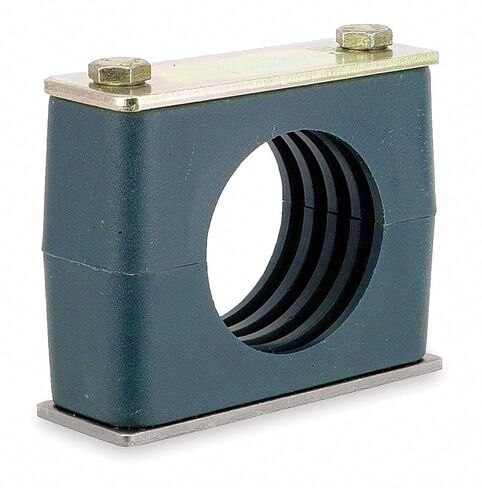 ZSI Beta Clamp Assembly, Single, 2 In. Tube, Polypropylene & Steel, Max. Pressure 1500 PSI, Temp. -22F to 194F in Kuwait