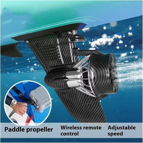 Electric Sup Paddle Board Fin with Remote Control Inflatable Surfboard Power Propeller Kayak Underwater Motor for Inflatable,Paddle Boards,Fishing Boats in Kuwait