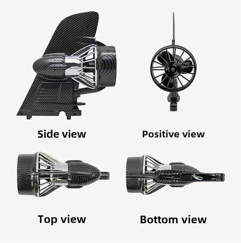 Electric Sup Paddle Board Fin with Remote Control Inflatable Surfboard Power Propeller Kayak Underwater Motor for Inflatable,Paddle Boards,Fishing Boats in Kuwait