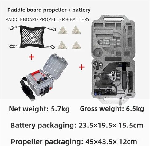 Electric Sup Paddle Board Fin with Remote Control Inflatable Surfboard Power Propeller Kayak Underwater Motor for Inflatable,Paddle Boards,Fishing Boats in Kuwait