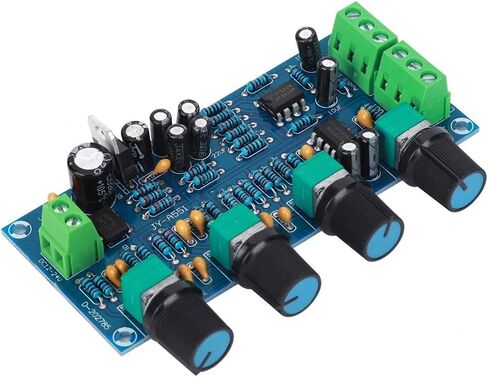 Preamp ToneBoard مزود طاقة فردي، لوازم كهربائية بدرجة الحمى لمضخم الصوت NE5532، لوحة التحكم في نغمة سماعة الرأس، لوحة Preamp NE5532، مضخمات واجهة الصوت in Saudi Arabia