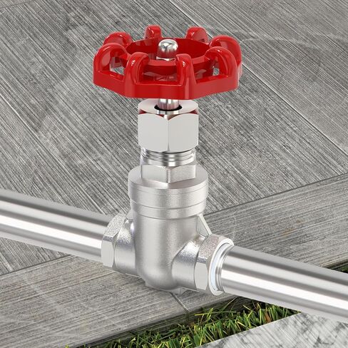 TAISHER 1PCS 304 Stainless Steel Gate Valve, 1" NPT Female Rotary Sluice Valve With Wheel Handle, For Water, Oil, Gas in Saudi Arabia