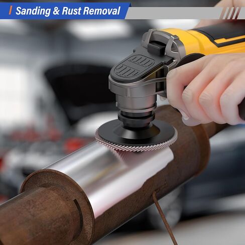 مجموعة أقراص نحت الخشب من BURMONG مكونة من 14 قطعة لمطحنة زاوية 4 بوصات و4-1/2 بوصة - مجموعة أدوات قطع ونحت وطحن الخشب مع قرص بالمنشار وأقراص تشكيل الخشب وعجلات الصنفرة ذات الرفرف وحلقات المحول ومفتاح الربط in Kuwait