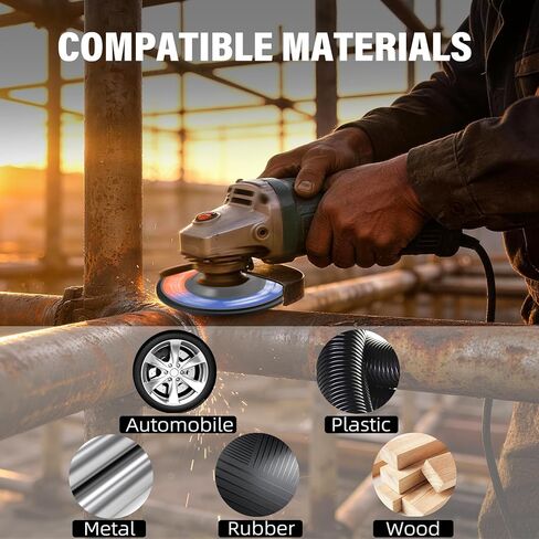 BURMONG 30 حزمة أقراص رفرف 4-1/2 بوصة لمطحنة الزوايا - 40/60 Grit T29 أقراص طحن وصنفرة زركونيا كاشطة، أربور 7/8 بوصة، للمعادن والخشب والفولاذ المقاوم للصدأ in Kuwait