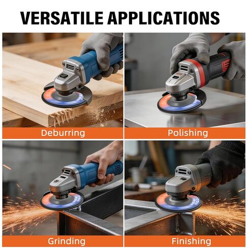 BURMONG 30 حزمة أقراص رفرف 4-1/2 بوصة لمطحنة الزوايا - 40/60 Grit T29 أقراص طحن وصنفرة زركونيا كاشطة، أربور 7/8 بوصة، للمعادن والخشب والفولاذ المقاوم للصدأ in Kuwait